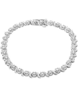 Haus of Brilliance 1.00 Ct. Tw. Diamond Link Bracelet - White