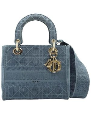 Dior Denim Shoulder Bag (authentic Pre-loved) - Blue