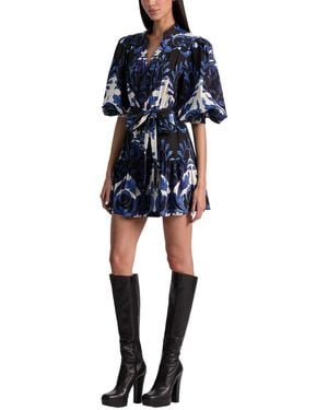 Alice + Olivia Cora Mini Dress - Blue