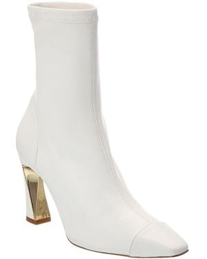 Baldinini Leather Ankle Boot - White