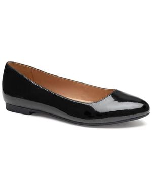 Johnston & Murphy Delanie Patent Ballet Flat - Black