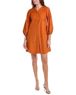 Max Mara S Miki Mini Shirtdress - Orange