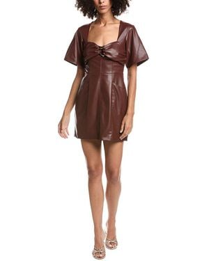 AMUR Joey Mini Dress - Brown