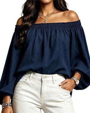 Tedora Top - Blue