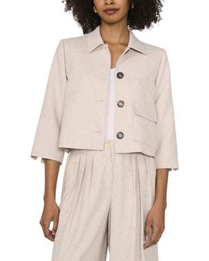 Vince Camuto Cropped Jacket - Natural