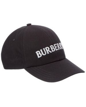Burberry Logo Baseball Cap - Black