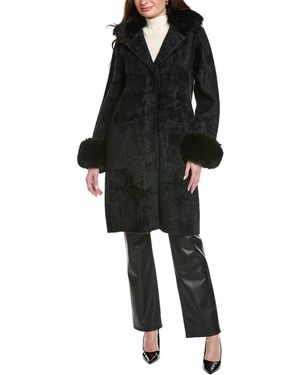 Joseph Ribkoff Long Coat - Black