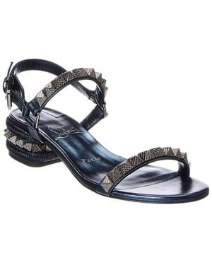 Christian Louboutin Pyrasand 30 Leather Sandal - Blue