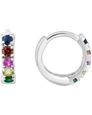 Effy Fine Jewelry 0.27 Ct. Tw. Multi Sapphire Earrings - Multicolour