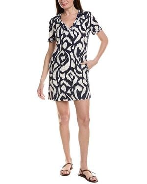 chinese dress ladies Tommy Bahama Women's Two Palms Double Ruffle Dress - White