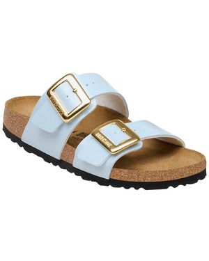 Birkenstock Sydney Luxe Buckle Birko-Flor Sandal - White