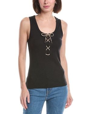 Burberry Ribbed Tank Top - Black