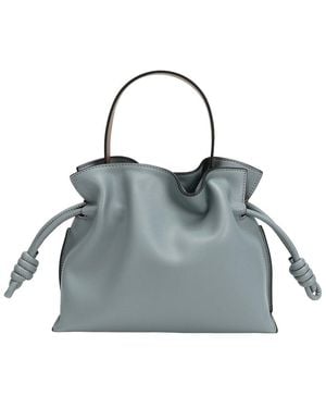 Tiffany & Fred Paris Soft Leather Bucket Bag - Blue