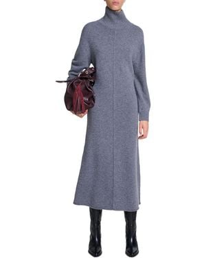 Maje Knitted Dress - Blue