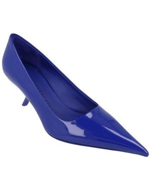Ferragamo Eva 55 Patent Pump - Blue