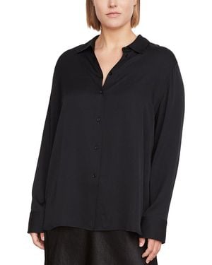 Vince Slim Fitted Blouse - Black
