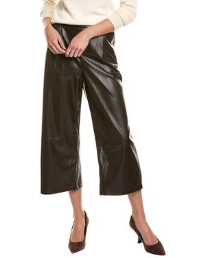 Ellen Tracy Pleated Culotte Pant - Brown