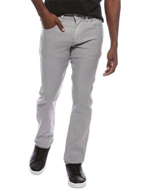 Hudson Jeans Linen-Blend Slim Straight Fit Jean - Grey