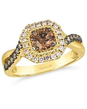 Le Vian Le Vian Centre Chocolate 14K 0.70 Ct. Tw. Diamond Ring - Metallic