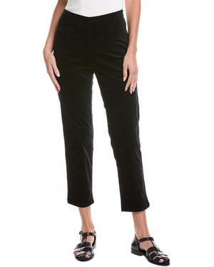 Eileen Fisher Slim Velveteen Pant - Black