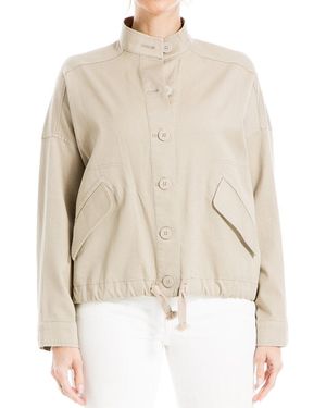 Max Studio Pique Jacket - Natural