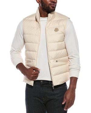 Moncler Down Puffer Vest - Natural