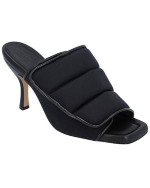 Gia Borghini X Pernille Teisbaek Leather Mule - Black