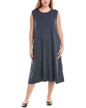 Eileen Fisher Plus Tank Dress - Blue
