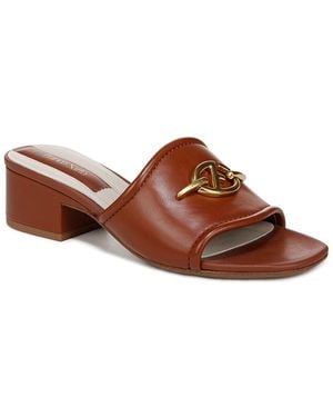 Franco Sarto Noreen2 Leather Slide - Brown