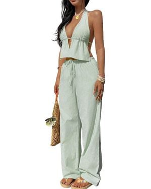 Luna Tuccini Top & Pant Set - Green