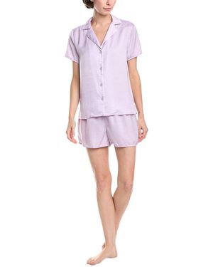 Splendid 2Pc Notch Top & Boxer Set - Pink