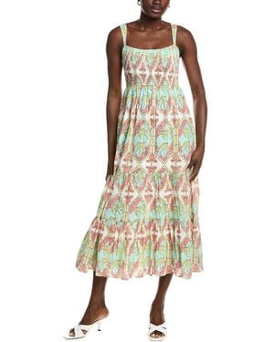 Garrie B Bird Strap Dress - Metallic