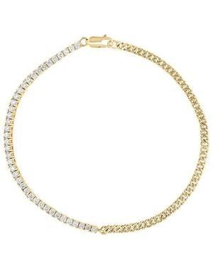 Effy Fine Jewelry 14K 0.95 Ct. Tw. Lab-Grown Diamond Bracelet - Metallic