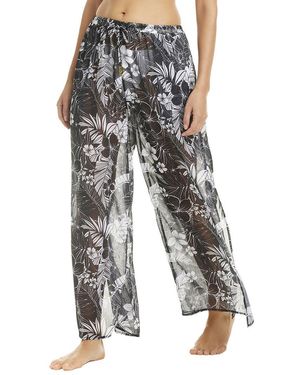 Bleu Rod Beattie Double Duty Chiffon Coverup Pant - Black