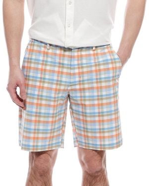 Tommy Bahama Chip Shot Caddie Plaid Short - Blue