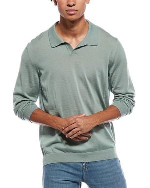 BOSS Enord Wool Polo Shirt - Grey