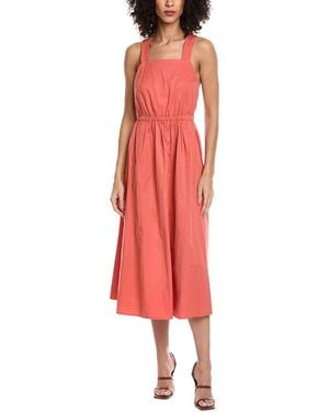 Ba&sh Robe Tali Midi Dress - Red