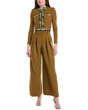 BGL 2Pc Jacket & Pant Set - Metallic