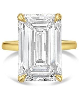 Diana M. Jewels Diana M. 18K 4.00 Ct. Tw. Lab-Grown Diamond Solitaire Ring - White