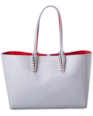 Christian Louboutin Cabata Small Leather Tote - White
