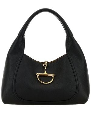Gucci Leather Shoulder Bag - Black