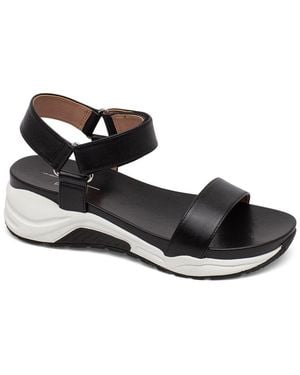 Linea Paolo Rio-L Leather Sandal - Black