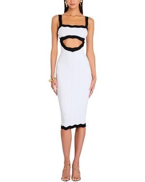 retroféte Wynra Knit Dress - White