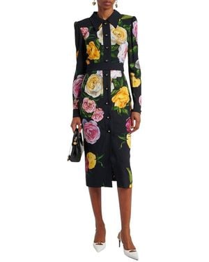 Linda Charm Midi Dress - Multicolor