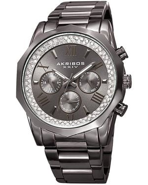 Akribos Xxiv Stainless Steel Watch - Gray