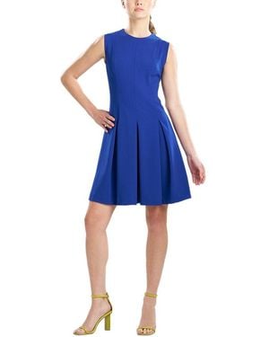 Natori Natori Pleated Dress - Blue