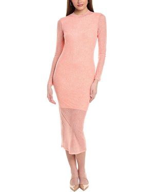 BOSS Nasusi Midi Dress - Pink