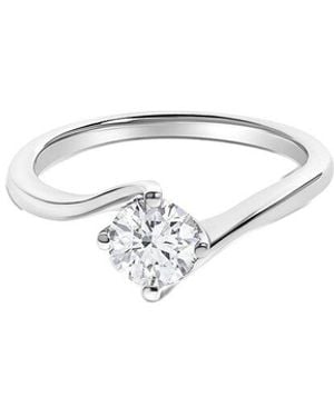 Haus of Brilliance 14K 0.79 Ct. Tw. Lab-Grown Diamond Solitaire Ring - White