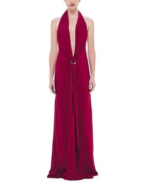 Misha The 'Donna' Satin Dress - Red