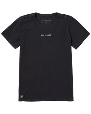Life Is Good. Crusher Tee - Black